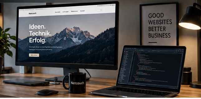 Webdesign am Bildschirm